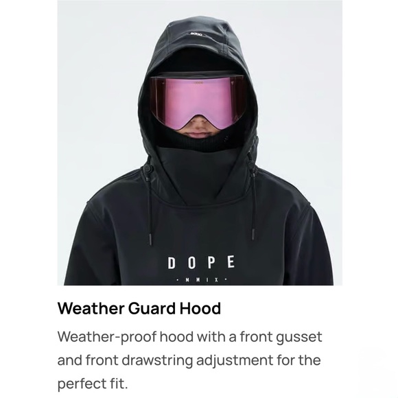 DOPE SNOW YETI JACKET - ROSE BLACK - Picture 9 of 15